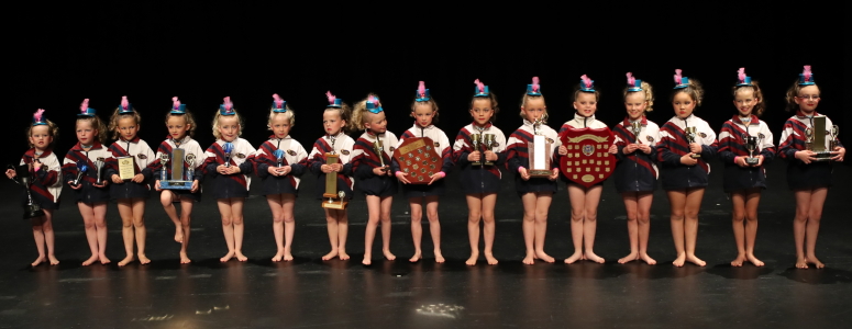 Karilee Tinies with Trophies from another successful year